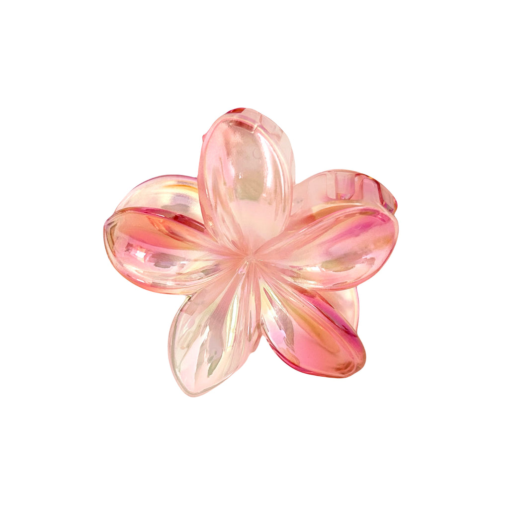 Transparent Flower Clip