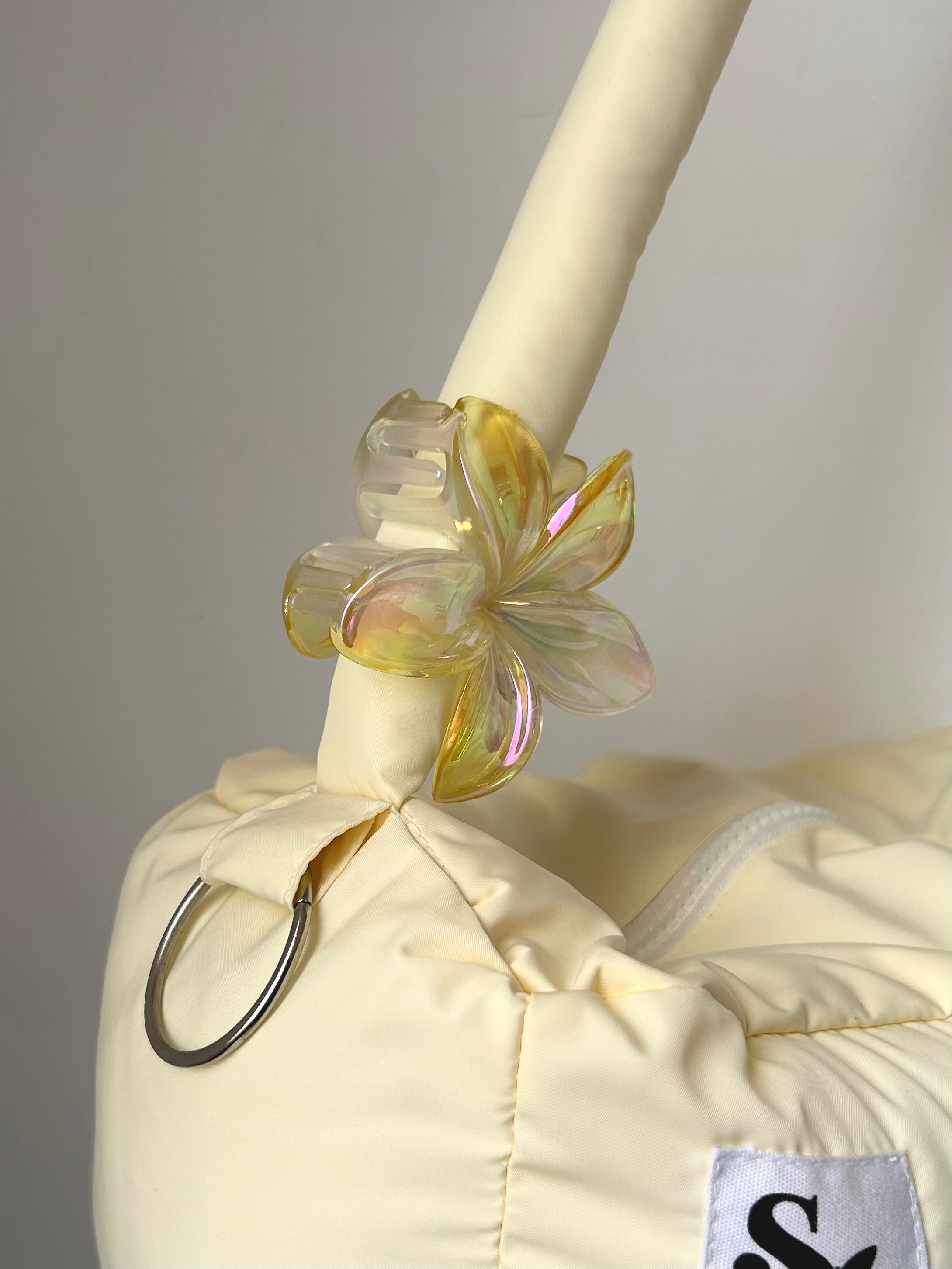 Transparent Flower Clip