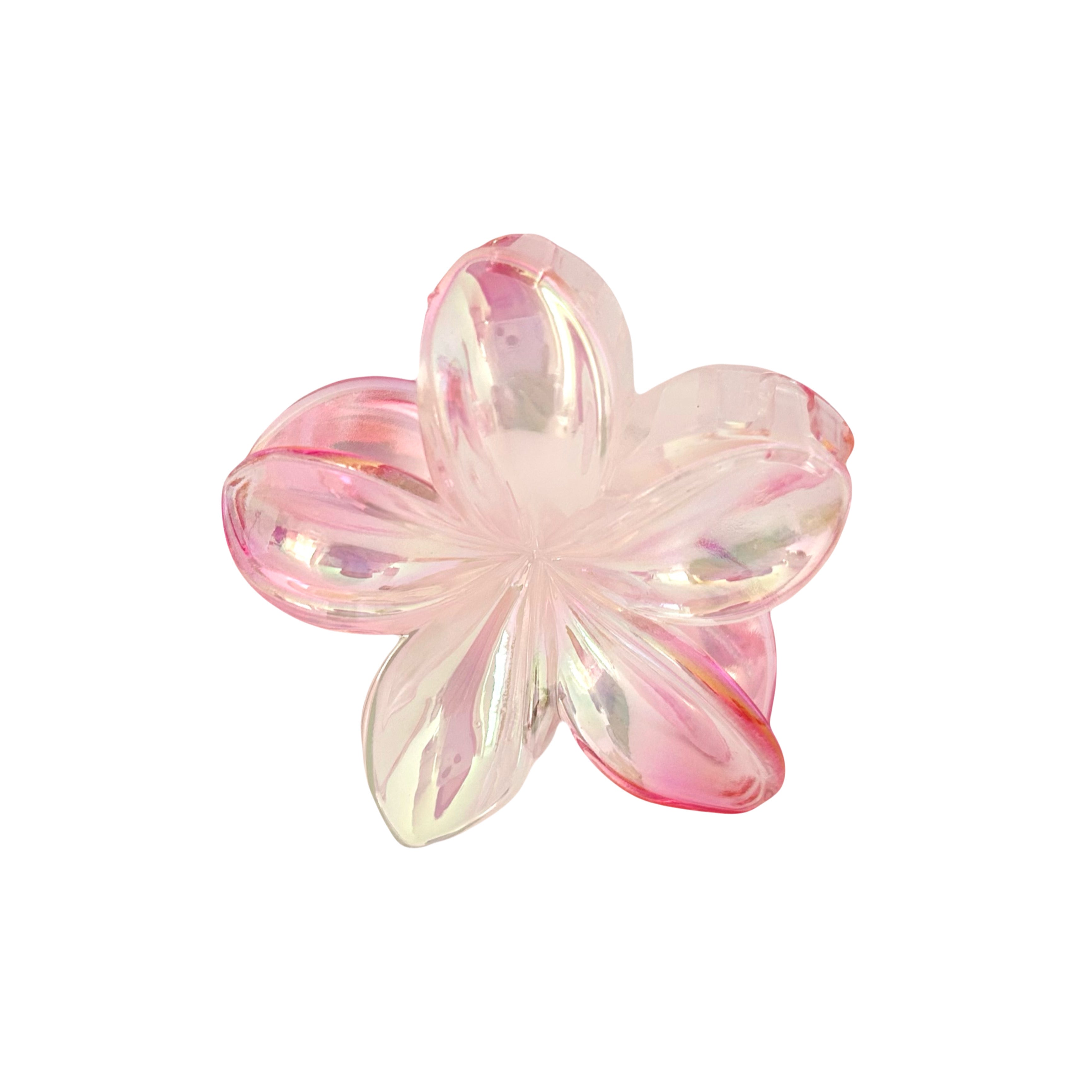 Transparent Flower Clip