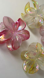 Transparent Flower Clip